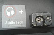 Talking ATM Audio Jack