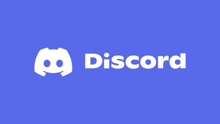 discord logo (smiling emoji with two round eyes and word discord)