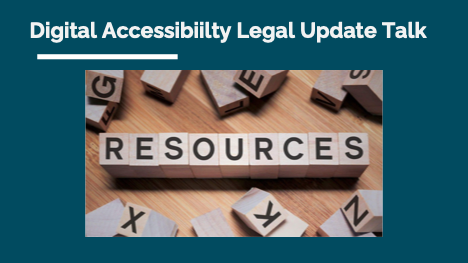 LFLegal 2026 Resources for Digital Accessibility Legal Update Talks <span class='subtitle'>URLs that let participants dive deeper than slides allow</span>